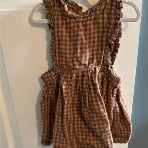 Nellie Quats Gingham Pinafore